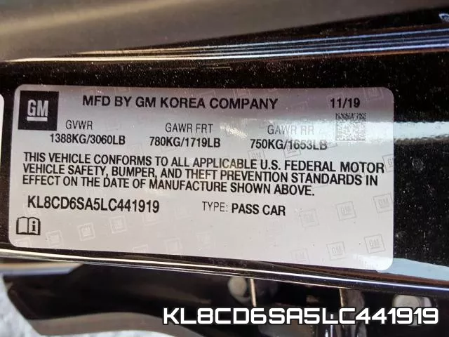 KL8CD6SA5LC441919 фото 2