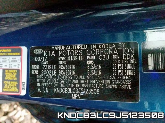 KNDCB3LC9J5123508 фото 2