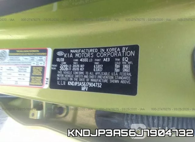 KNDJP3A56J7904732 фото 10