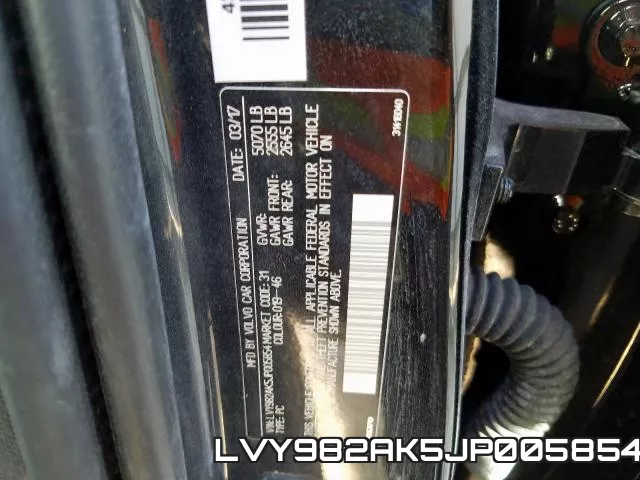 LVY982AK5JP005854 фото 2
