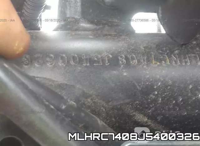MLHRC7408J5400326 фото 2