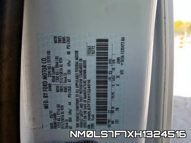 NM0LS7F7XH1324516 фото 2