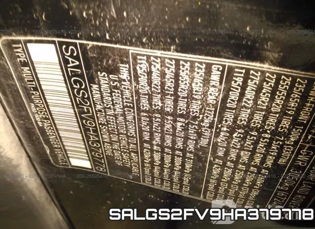 SALGS2FV9HA379778 фото 10