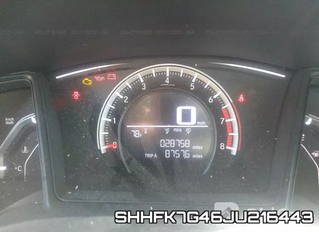 SHHFK7G46JU216443 фото 8
