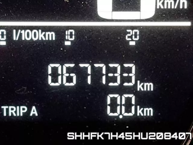 SHHFK7H45HU208407 фото 9