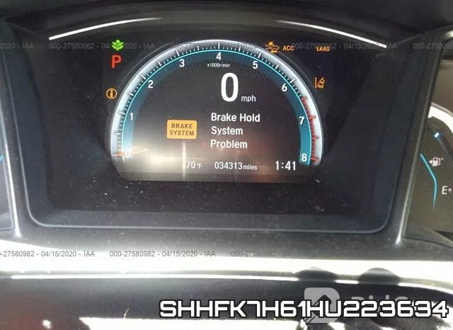 SHHFK7H61HU223634 фото 8