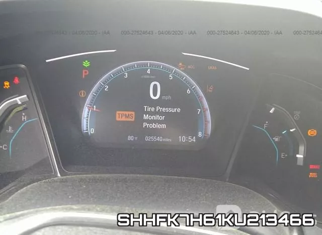SHHFK7H61KU213466 фото 8
