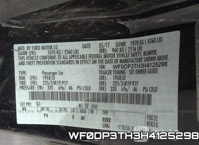 WF0DP3TH3H4125298 фото 10
