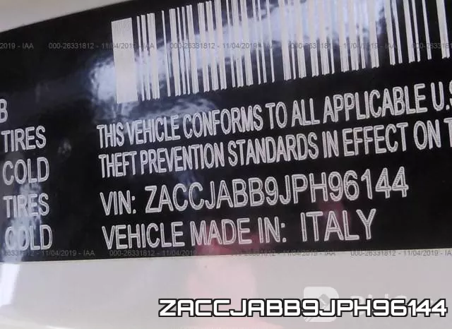 ZACCJABB9JPH96144 фото 10