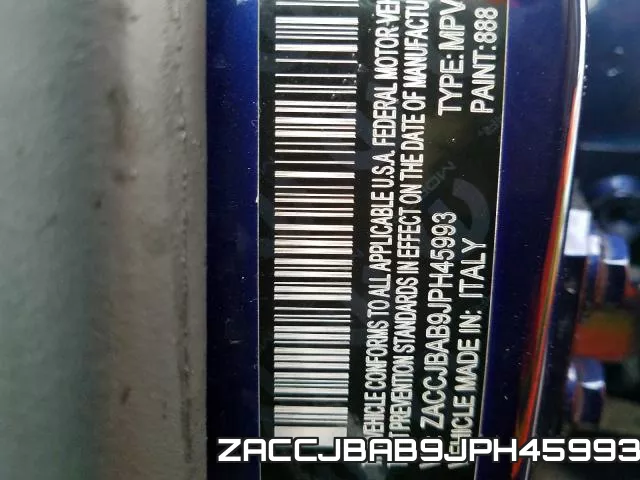 ZACCJBAB9JPH45993 фото 2