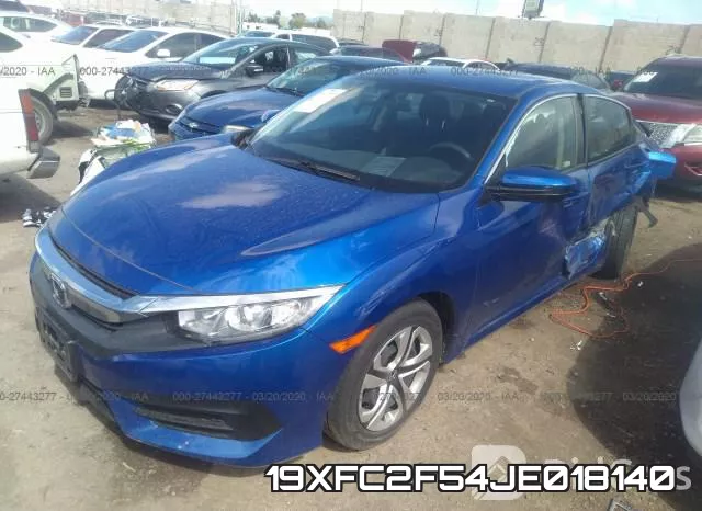 19XFC2F54JE018140 фото 3