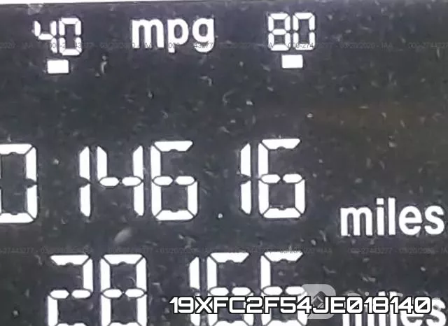 19XFC2F54JE018140 фото 8