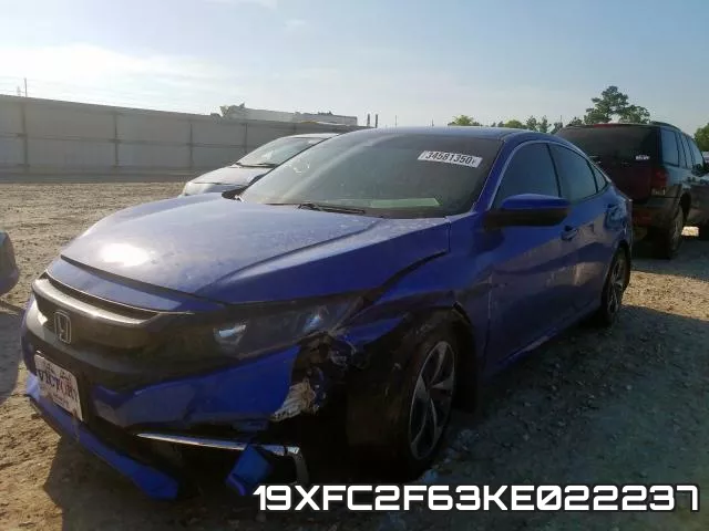 19XFC2F63KE022237 фото 3
