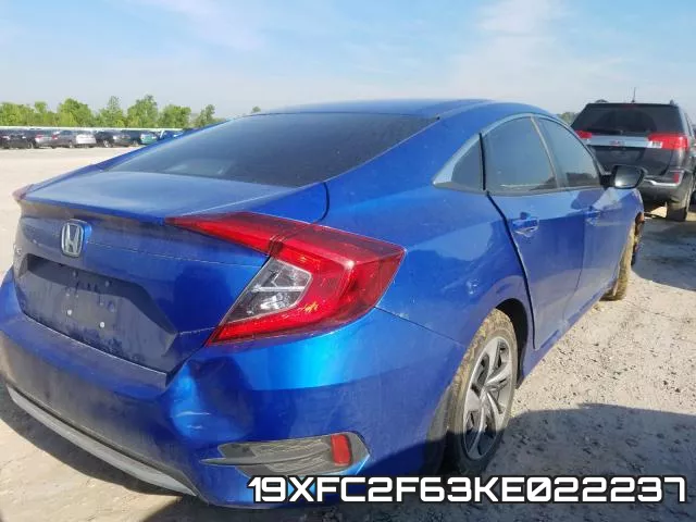 19XFC2F63KE022237 фото 5