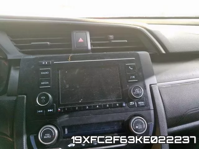 19XFC2F63KE022237 фото 10