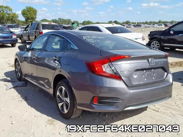 19XFC2F64KE027043 фото 4