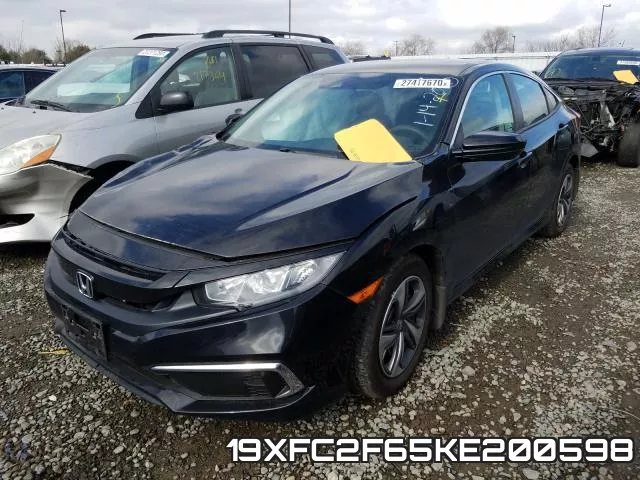 19XFC2F65KE200598 фото 3