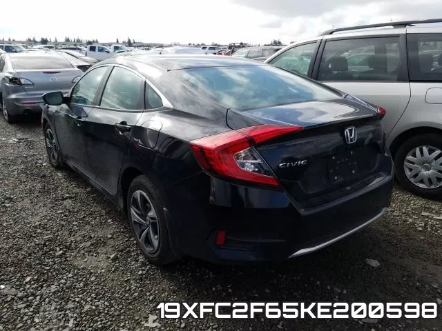 19XFC2F65KE200598 фото 4