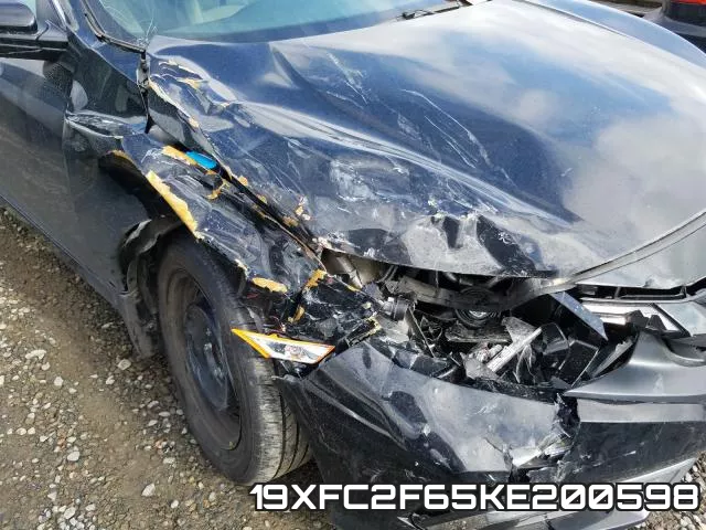 19XFC2F65KE200598 фото 10