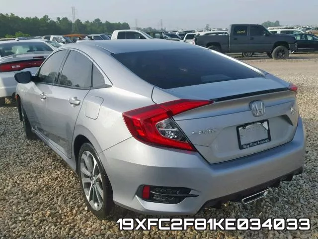 19XFC2F81KE034033 фото 4