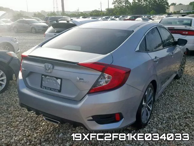 19XFC2F81KE034033 фото 5