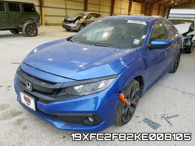 19XFC2F82KE008105 фото 3