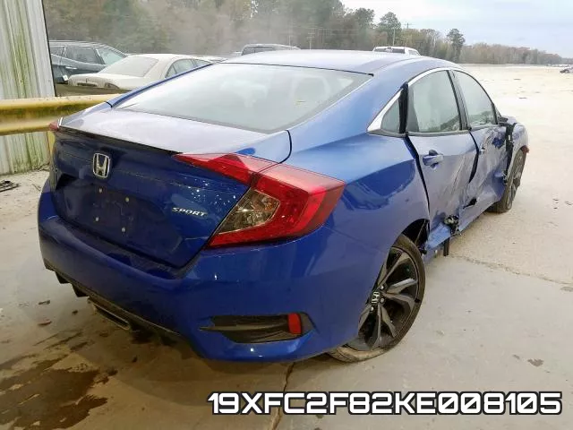 19XFC2F82KE008105 фото 5
