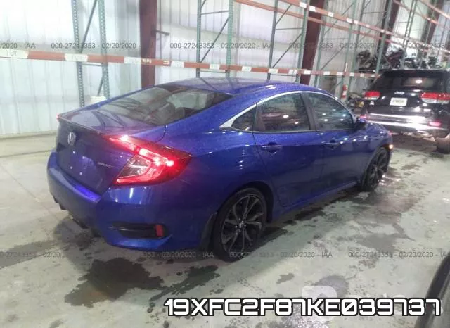 19XFC2F87KE039737 фото 5
