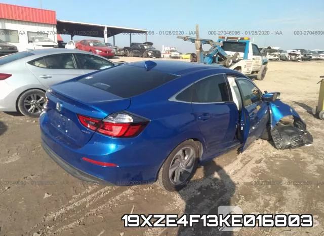 19XZE4F13KE016803 фото 5