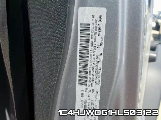 1C4HJWDG1HL503122 фото 2