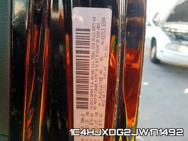 1C4HJXDG2JW171492 фото 2