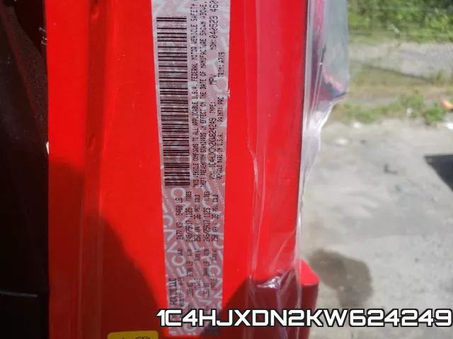1C4HJXDN2KW624249 фото 2