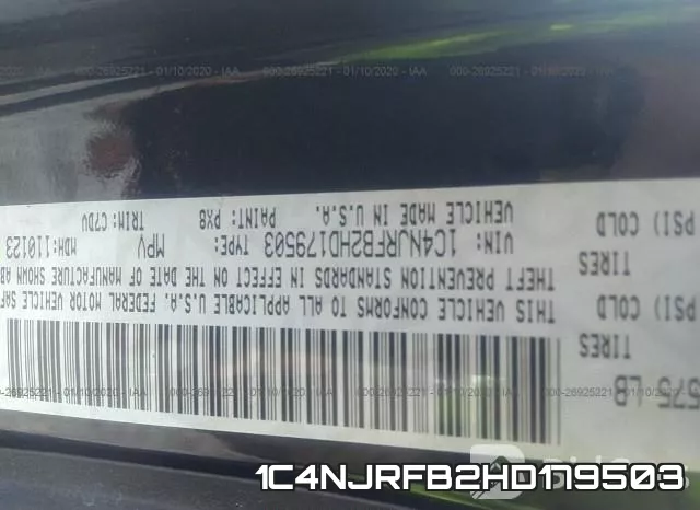 1C4NJRFB2HD179503 фото 10