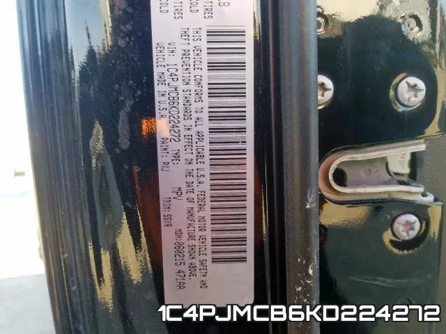 1C4PJMCB6KD224272 фото 2