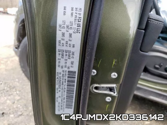 1C4PJMDX2KD336142 фото 2