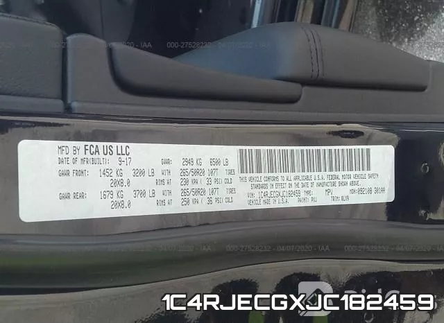 1C4RJECGXJC182459 фото 10