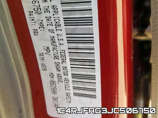 1C4RJFAG3JC506750 фото 2