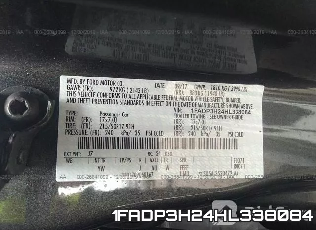 1FADP3H24HL338084 фото 10