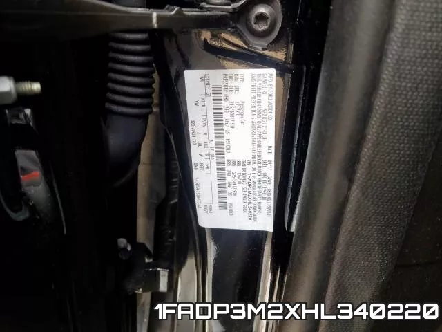 1FADP3M2XHL340220 фото 2