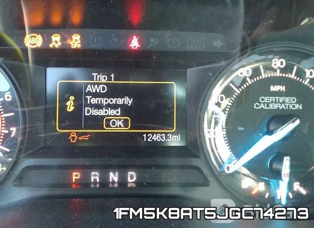 1FM5K8AT5JGC74273 фото 8