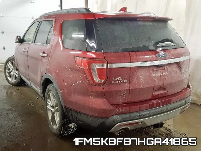 1FM5K8F87HGA41865 фото 4