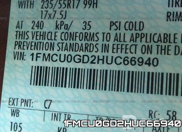 1FMCU0GD2HUC66940 фото 10