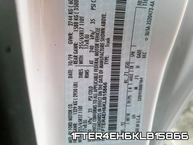 1FTER4EH6KLB15866 фото 2