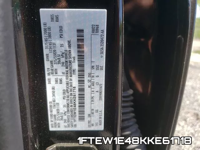 1FTEW1E48KKE61718 фото 2