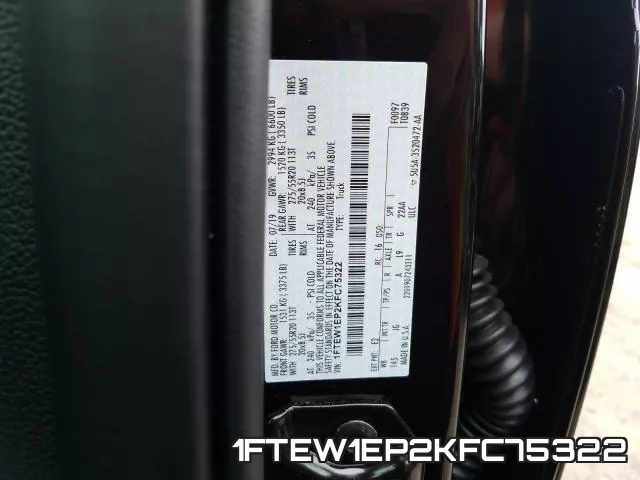 1FTEW1EP2KFC75322 фото 2
