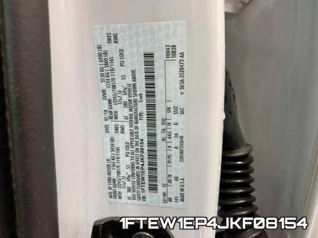 1FTEW1EP4JKF08154 фото 2