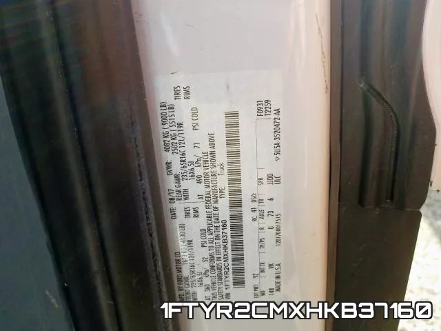 1FTYR2CMXHKB37160 фото 2