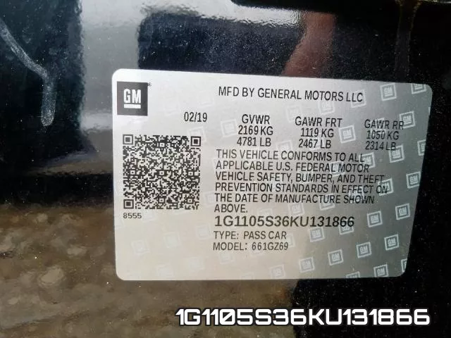 1G1105S36KU131866 фото 2
