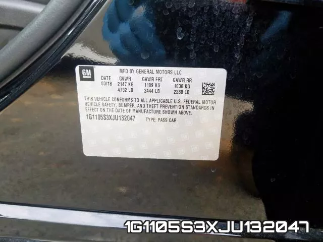1G1105S3XJU132047 фото 2