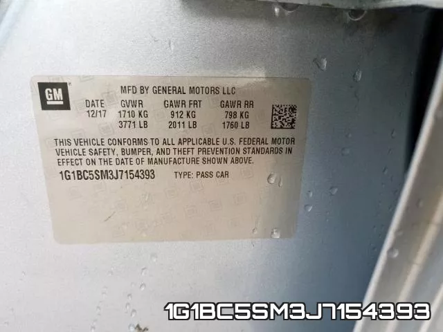 1G1BC5SM3J7154393 фото 2